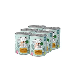 VEGDOG VEGDOG Nassfutter Adult Linsen & Hirse Vorteilspack 800 g – Produktbild 1 von 1
