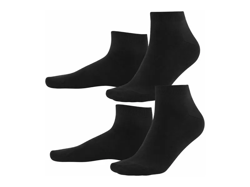 Living Crafts Living Crafts - Herren Sneaker-Socken, 2er-Pack (98% Bio-Baumwolle; 2% Elasthan), Schwarz, – Produktbild 4 von 4
