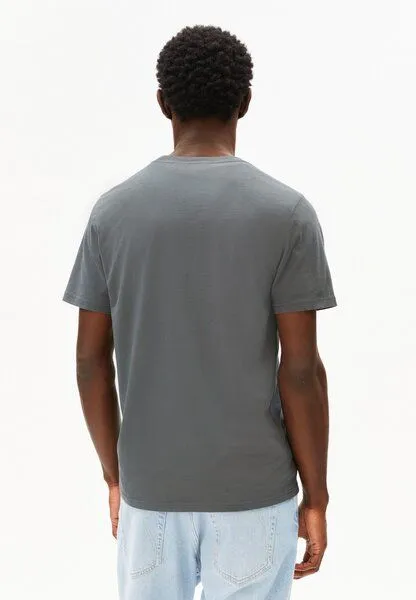 ARMEDANGELS ARMEDANGELS JAAMES Herren T-Shirt aus Bio-Baumwolle, Space steel, – Produktbild 2 von 4