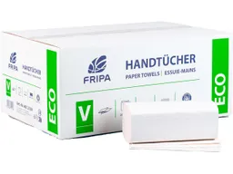 Fripa Fripa 3200 Papierhandtücher, 25 x 23 cm, 2-lagig, natur, V-Falz – Produktbild 1 von 1