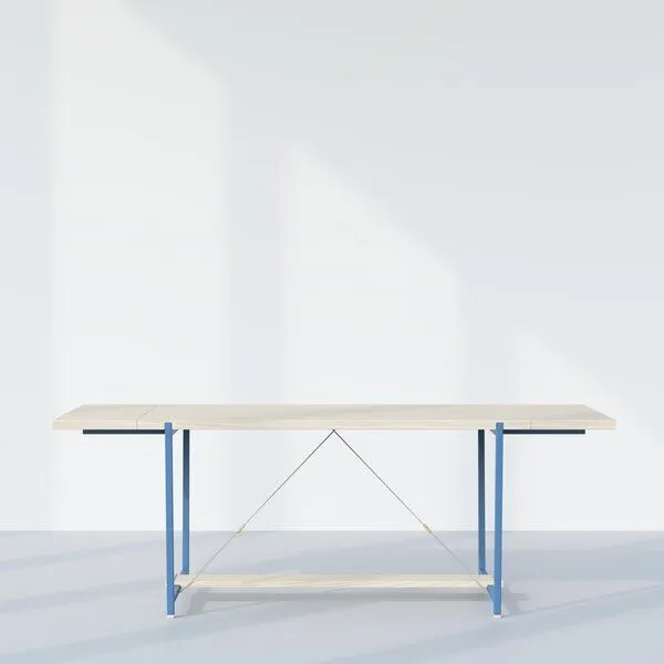Bally und Bally Bally und Bally Ataka Tisch, Blau, – Produktbild 1 von 5