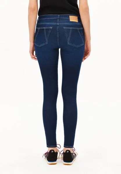 ARMEDANGELS ARMEDANGELS TILLAA Damen Skinny Jeans aus Baumwoll Mix, Blue, – Produktbild 2 von 4