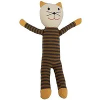 El Puente El Puente Stoffpuppe "Katze" aus Bio-Baumwolle | Fair Trade & Handmade aus Ägypten – Produktbild 1 von 1