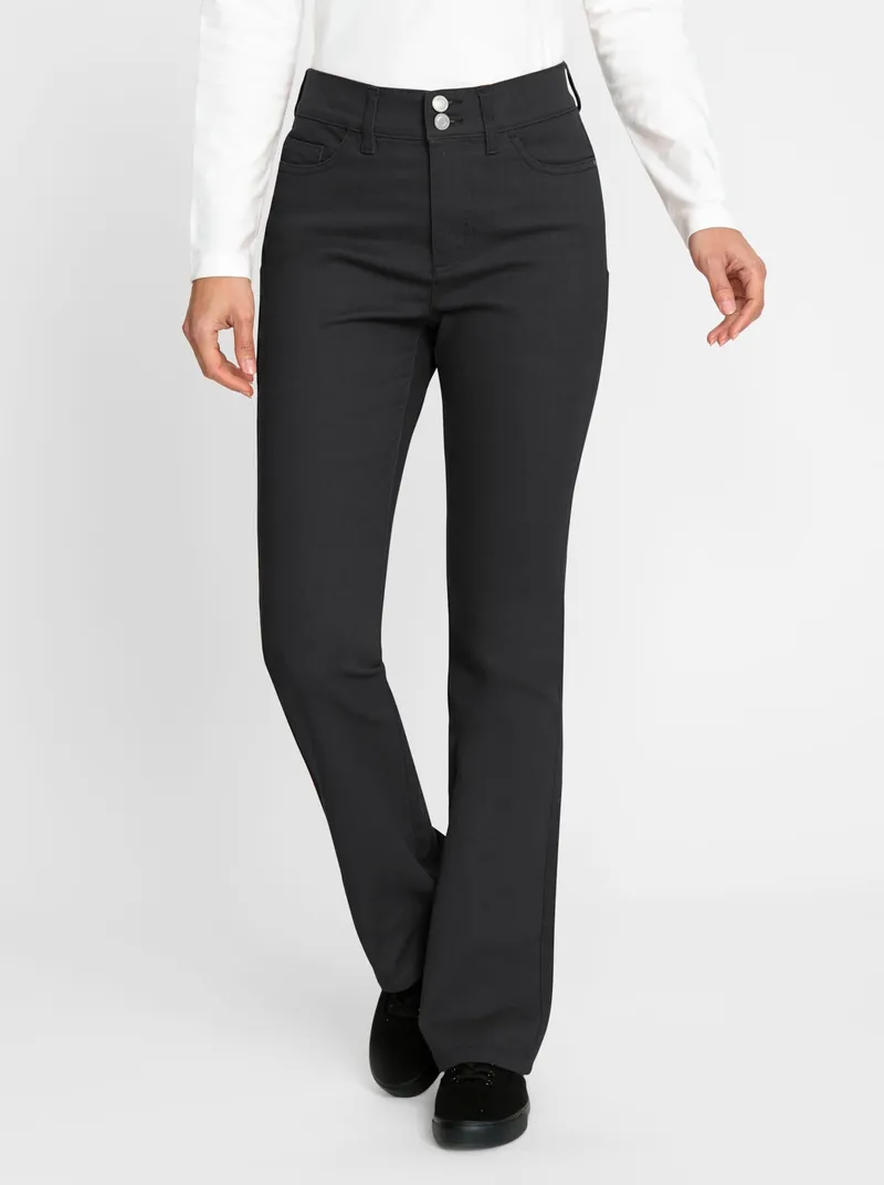 Witt Bootcut-Jeans, Schwarz, – Produktbild 1 von 3