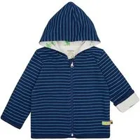 loud proud loud + proud Babys & Kinder Wendejacke mit Kapuze, GOTS-zertifiziert, Ultramarine(blau), – Produktbild 1 von 1