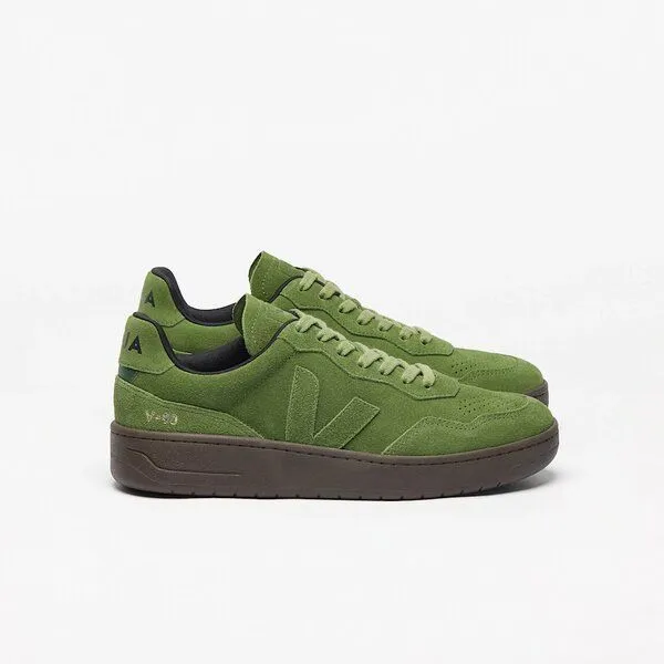 Veja Veja Sneaker V-90 SUEDE, Full militar eagle / grün, – Produktbild 1 von 4