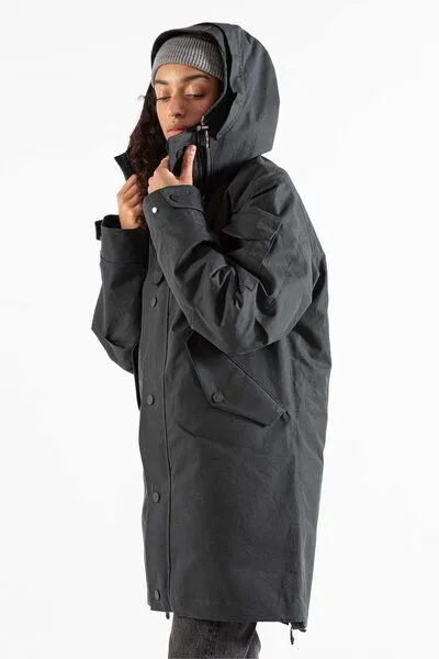 JECKYBENG JECKYBENG The JACKET - Unisex Parka aus Bio-Baumwolle, Graugrün, – Produktbild 2 von 4