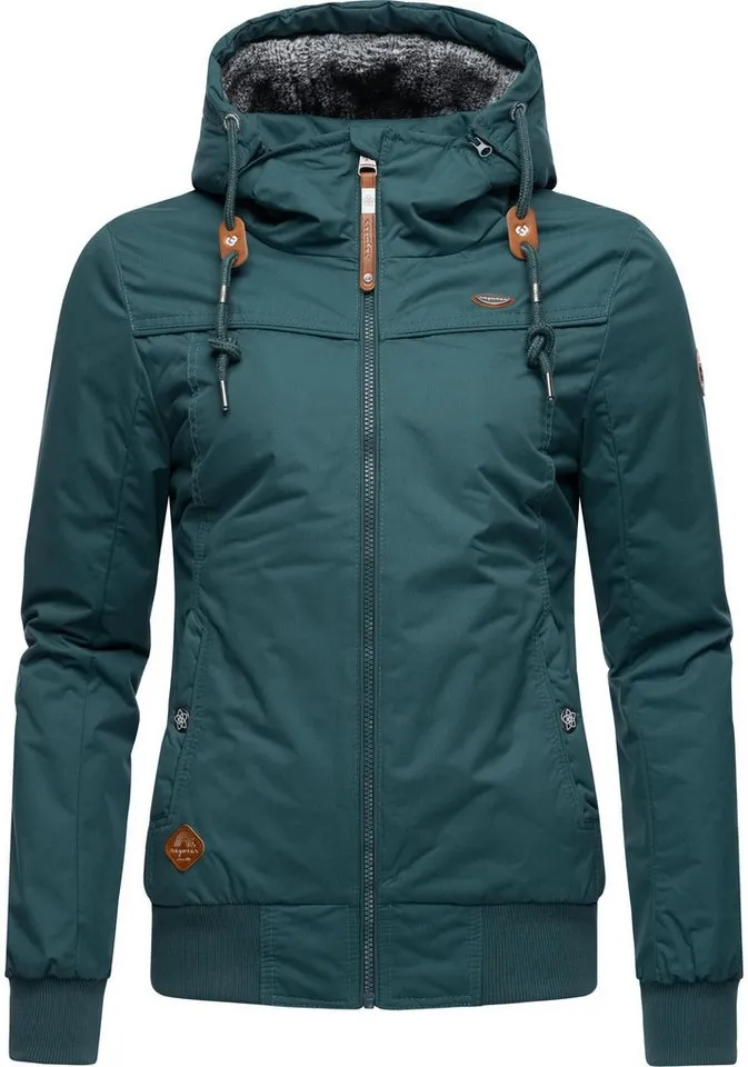 ragwear ragwear Winterjacke Jotty Winter stylische Outdoorjacke mit abnehmbarer Kapuze, Grün, – Produktbild 5 von 5