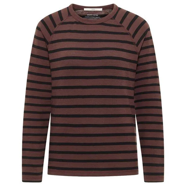 LANIUS LANIUS Langarm-Raglanshirt, Bitter chocolate/black, – Produktbild 1 von 4