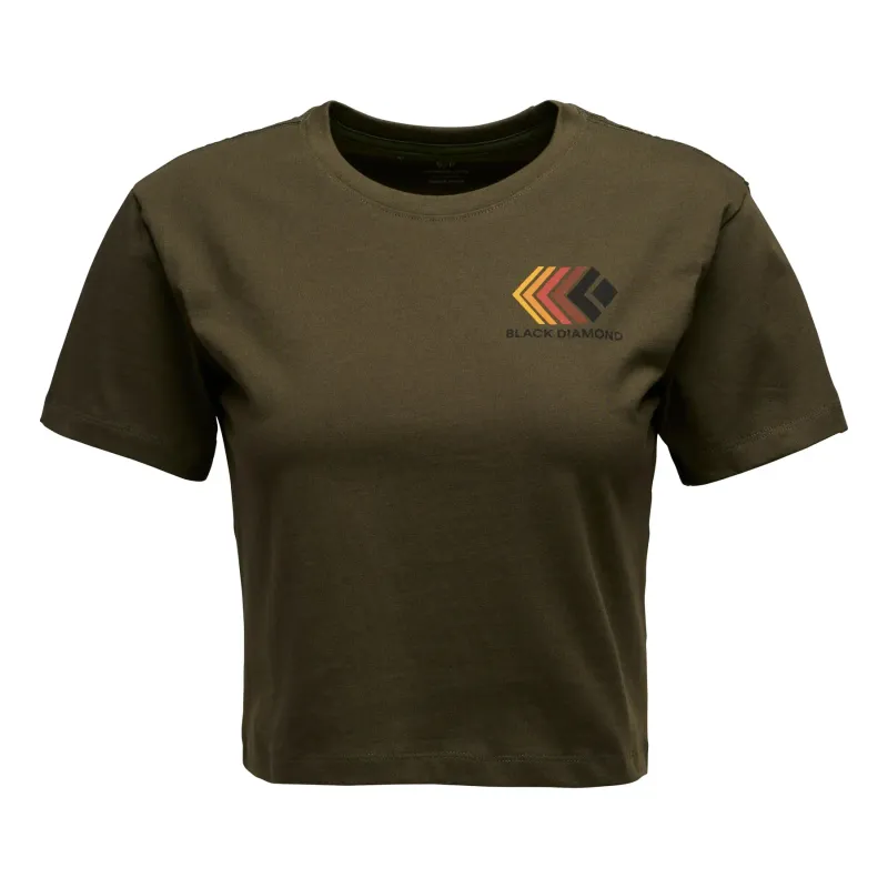 Black Diamond Damen T-Shirt Black Diamond Faded, Vert, – Produktbild 1 von 1
