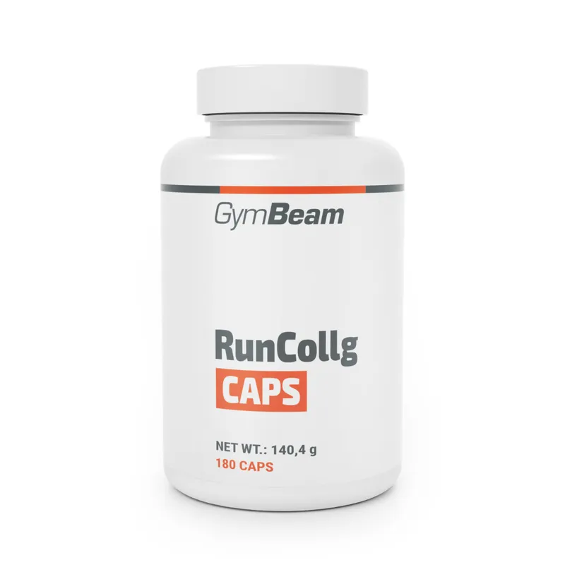 GymBeam GymBeam Hydrolisiertes Kollagen RunCollg® mit Vitamin C 180 Kapseln – Produktbild 1 von 1