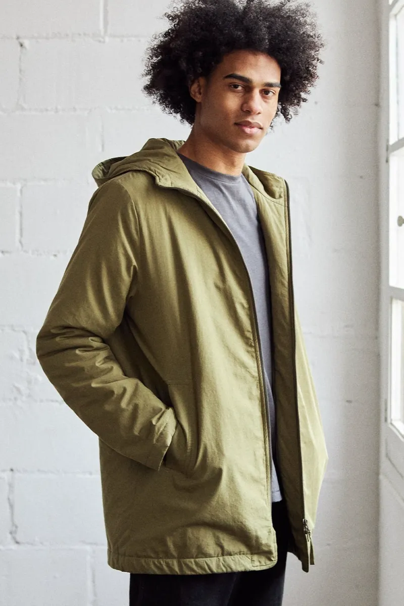 TWOTHIRDS TWOTHIRDS Herren vegan Jacke Snake Dark Olive, Olivgrün, – Produktbild 2 von 2