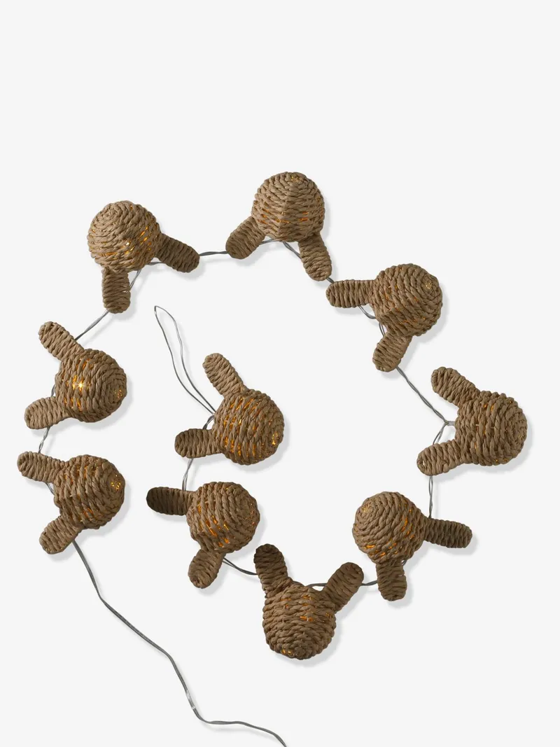 Vertbaudet Lichterkette HASE aus Papierkordel, Beige, – Produktbild 4 von 4