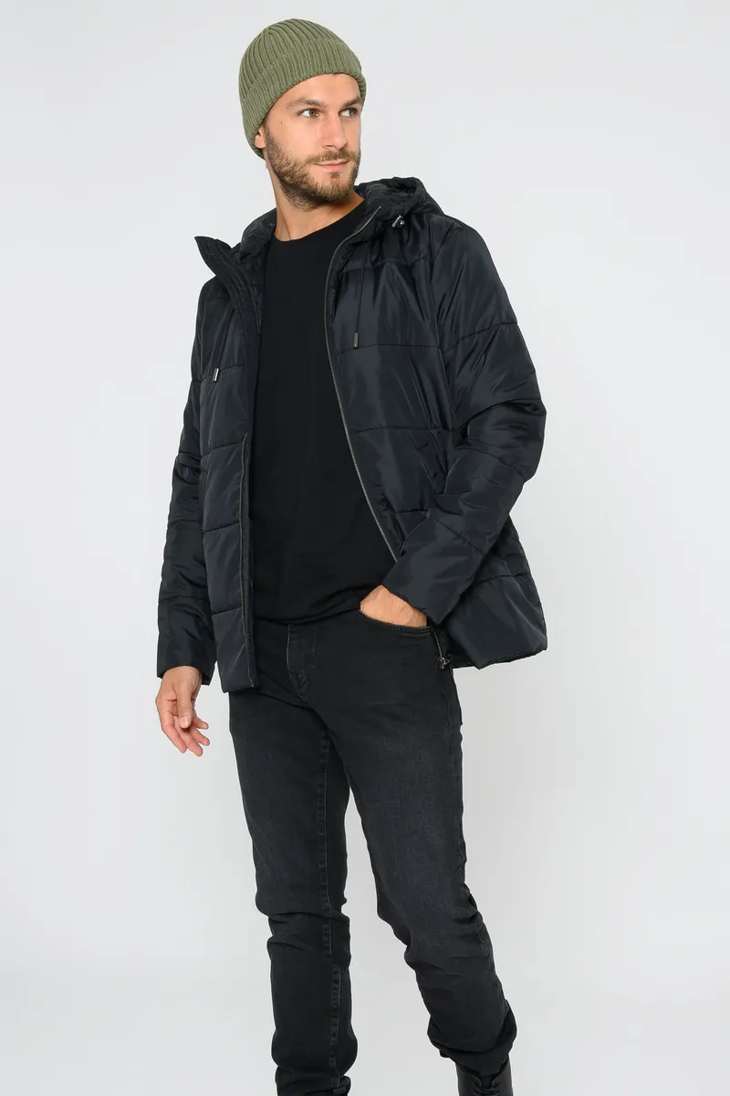 THOKKTHOKK ThokkThokk Herren vegan Jacke Basic Schwarz, Schwarz, – Produktbild 2 von 2