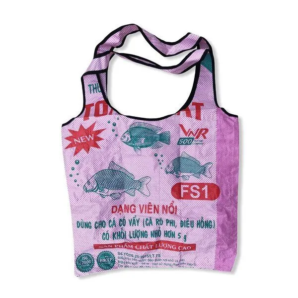 Beadbags Beadbags Einkaufstasche Ri43 recycelter Reissack, Rosa, – Produktbild 1 von 4