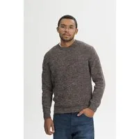 MELA MELA Herren vegan Strickpullover Ravi Brown Mit Sprenkeln – Produktbild 1 von 1