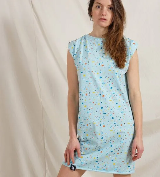 Lena Schokolade Lena Schokolade Kleid aus Bio-Jersey, Konfetti, – Produktbild 1 von 2