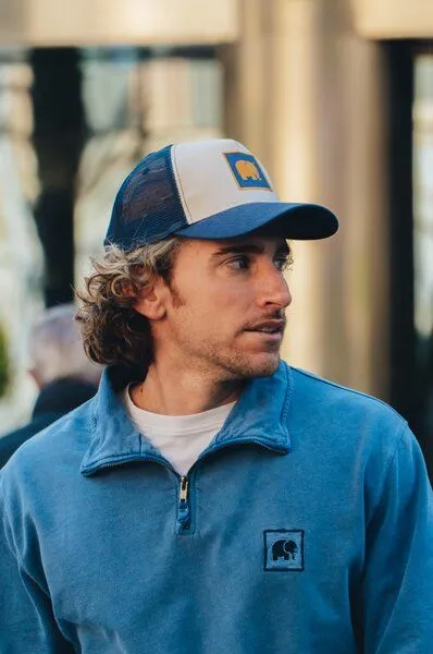 Trendsplant Trendsplant Classic Trucker Cap Navy, Blau, – Produktbild 2 von 4