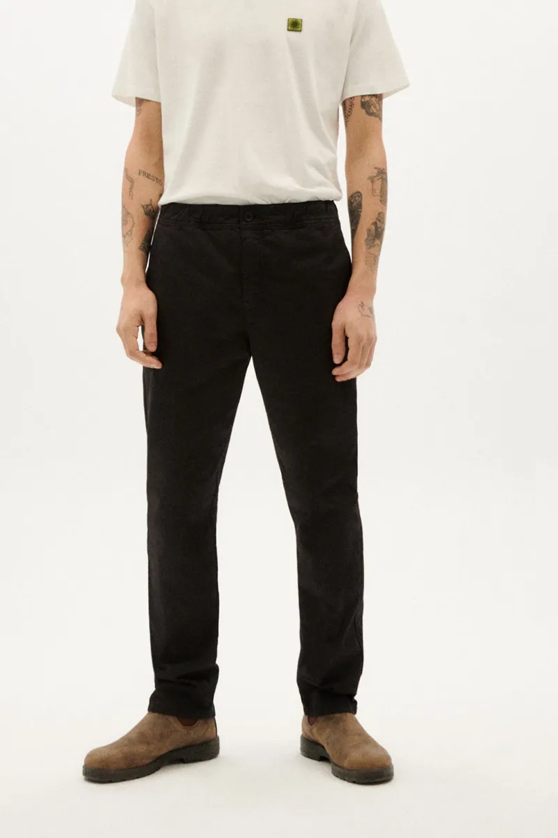 thinking mu Thinking MU Herren vegan Schwarze Reisehose, Schwarz, – Produktbild 2 von 2