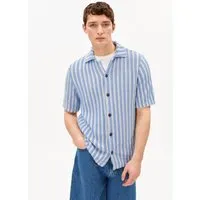 ARMEDANGELS ARMEDANGELS STRIPE Herren Strickjacke aus 100% Bio-Baumwolle, Pure-wedgwood, – Produktbild 1 von 1