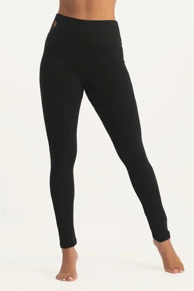 Urban Goddess Urban Goddess Yoga Leggings Bhaktified, Onyx black (schwarz), – Produktbild 4 von 4