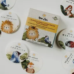 Leo und Lui Leo und Lui Löwenstarke Gedanken für Kinder - Affirmationskärtchen für die Pausenbox – Produktbild 1 von 1