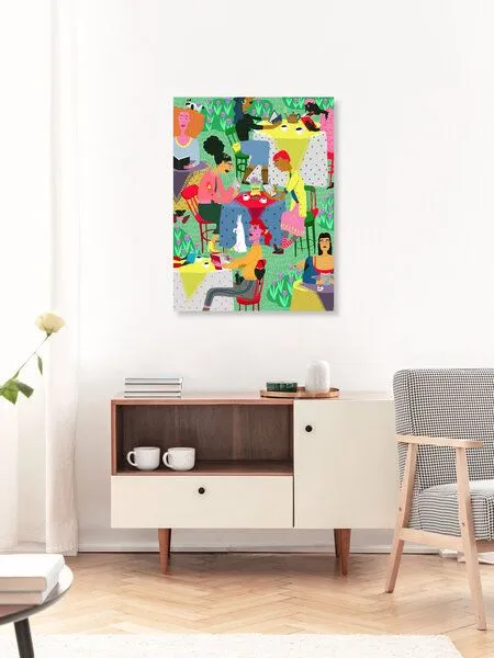 Photocircle Photocircle Poster / Leinwandbild - Spring Reading Club – Produktbild 3 von 4
