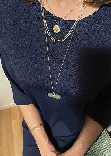 Crystal and Sage Crystal and Sage Chunky Style Halskette mit Armband – Produktbild 4 von 4