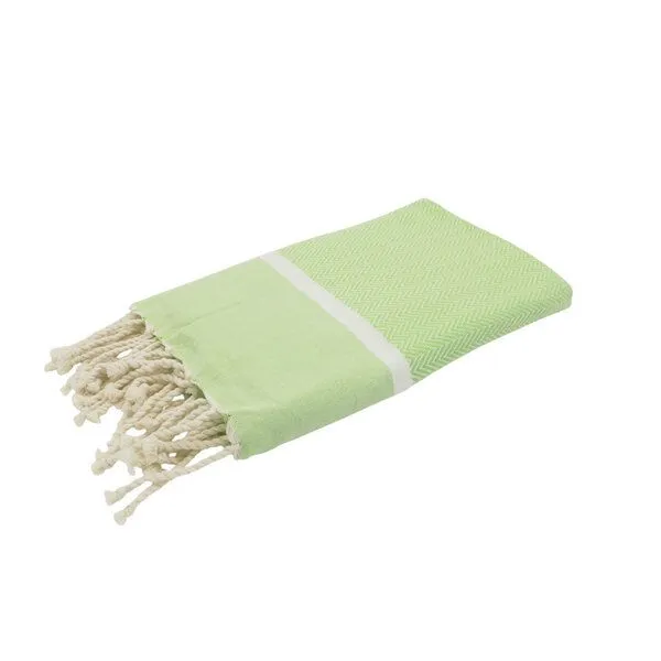 Just Be Just Be Hamamtuch / Strandtuch Chevron, Hellgrün, – Produktbild 1 von 1
