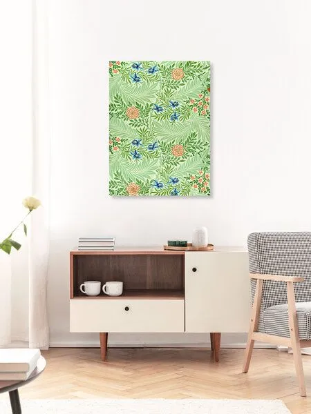 Photocircle Photocircle Poster / Leinwandbild - William Morris: Ritterspornmuster – Produktbild 3 von 4