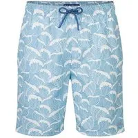 boochen boochen Boardshorts Badehose Faro, Ocean waves (hellblau), – Produktbild 1 von 1