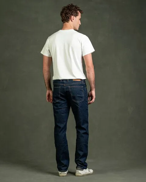 Kuyichi Kuyichi Herren Jeans SCOTT Straight mit regenerativer Baumwolle (Dark rinse) – Produktbild 4 von 5