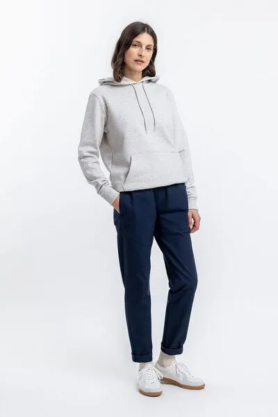 Rotholz Rotholz Logo Hoodie aus Bio-Baumwolle, Grau meliert, – Produktbild 2 von 8