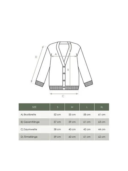 FUXBAU FUXBAU 4Seasons Frauen Strickjacke, Rostbraun, – Produktbild 1 von 4