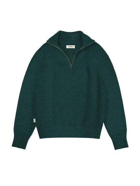 FUXBAU FUXBAU Frauen Merino Troyer, Grün, – Produktbild 3 von 4