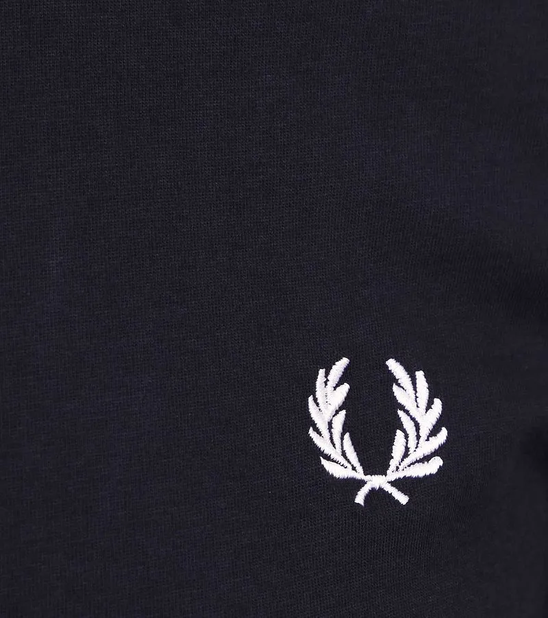 Fred Perry Fred Perry Ringer T-Shirt Dunkelblau - Größe XXL, Blau, – Produktbild 4 von 4