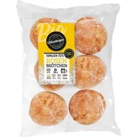 Herzberger Herzberger Bio-Rosenbrötchen, zum Aufbacken, 6er-Pack, 450 g – Produktbild 1 von 1