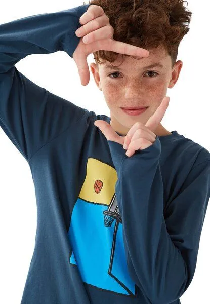 Band of Rascals Band of Rascals Court Longsleeve, Blue, – Produktbild 6 von 7