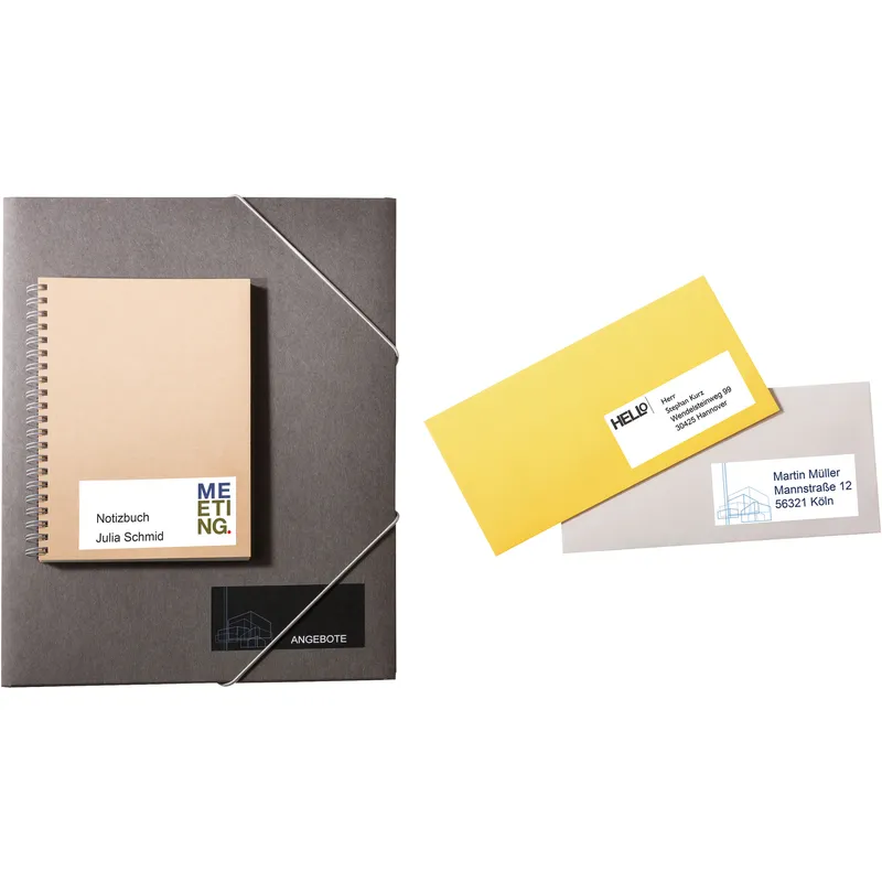 Avery Zweckform 2.400 Zweckform Etiketten '3475' 70 x 36 mm, A4 – Produktbild 1 von 3