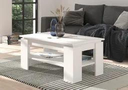 xonox.home Couchtisch Titan, Weiß Modern 100x45x60 cm – Produktbild 1 von 1