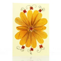 GLOBO Fair Trade GLOBO Fair Trade Grußkarte Wildblumen MANDALA – Produktbild 1 von 1
