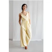 Jyoti - Fair Works Jyoti - Fair Works Damen vegan Jumpsuit Parvi Zitronengelb – Produktbild 1 von 1