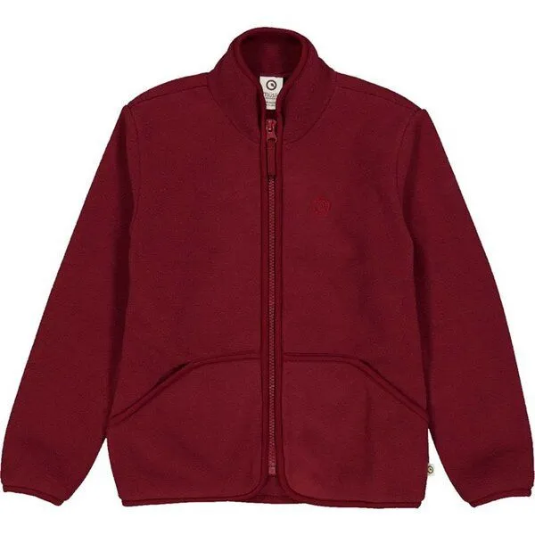 Fred's World by Green Cotton Fred's World by Green Cotton Fleecejacke, Weinrot, – Produktbild 1 von 4
