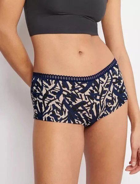 Sloggi Sloggi 3er Pack Shorts GO Crush Bio-Baumwolle, Blue - dark combination, – Produktbild 2 von 4