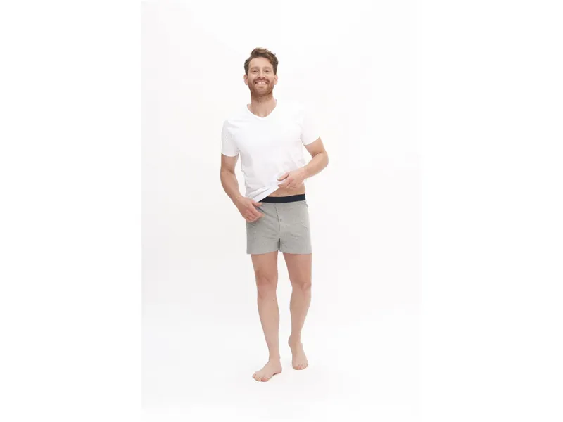 Living Crafts Living Crafts Herren T-Shirt, 2er-Pack (100% Bio-Baumwolle), Weiß, – Produktbild 7 von 8
