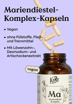 KoRo Mariendistel Komplex Kapseln 120 Stück – Produktbild 1 von 1