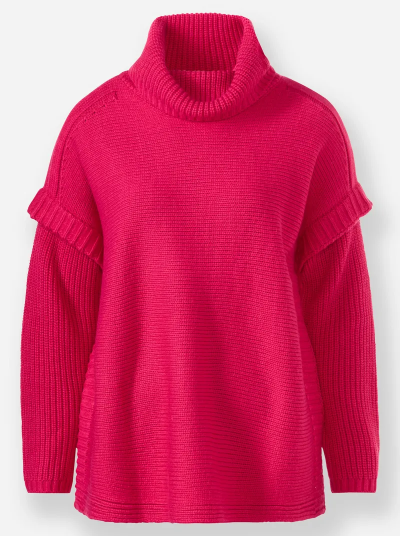 heine heine Rollkragenpullover pink, Pink, – Produktbild 2 von 2
