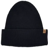 Kopyto Kopyto ANTILOPE - Mütze mit hohem Rippstrickbund aus plüschiger 100% Merinowolle RWS-zertifiziert, Schwarz, – Produktbild 2 von 5