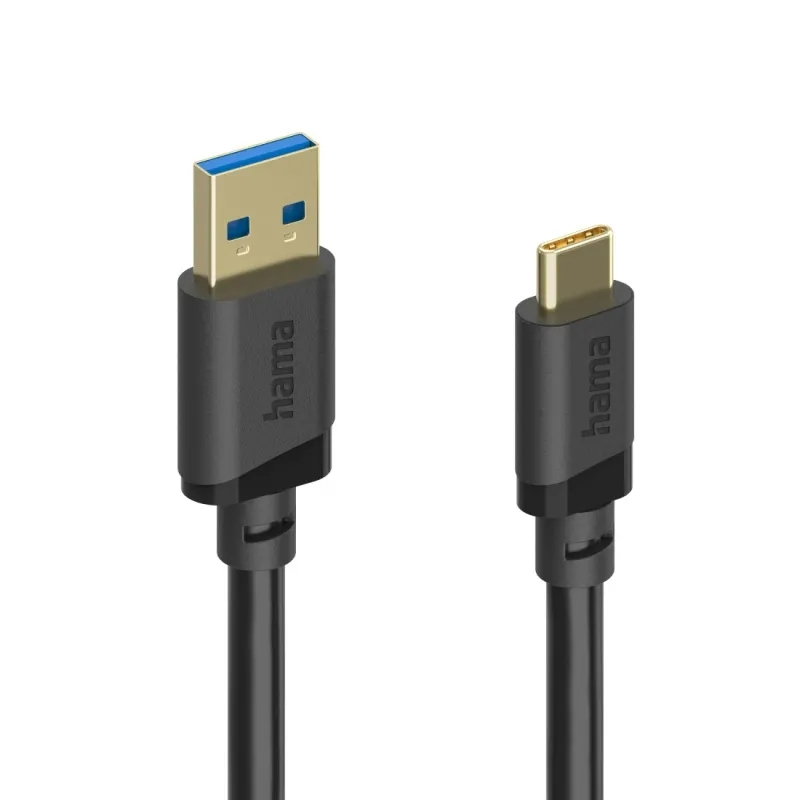 Hama Hama USB-Kabel, USB-A-Stecker - USB-C-Stecker, USB 3.2 Gen1, 5 Gbit/s, 0,25 m – Produktbild 3 von 5