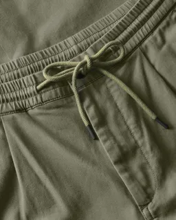 KnowledgeCotton Apparel KnowledgeCotton Apparel Herren vegan Hose Fig Comfort Canvas Burned Olive – Produktbild 1 von 1